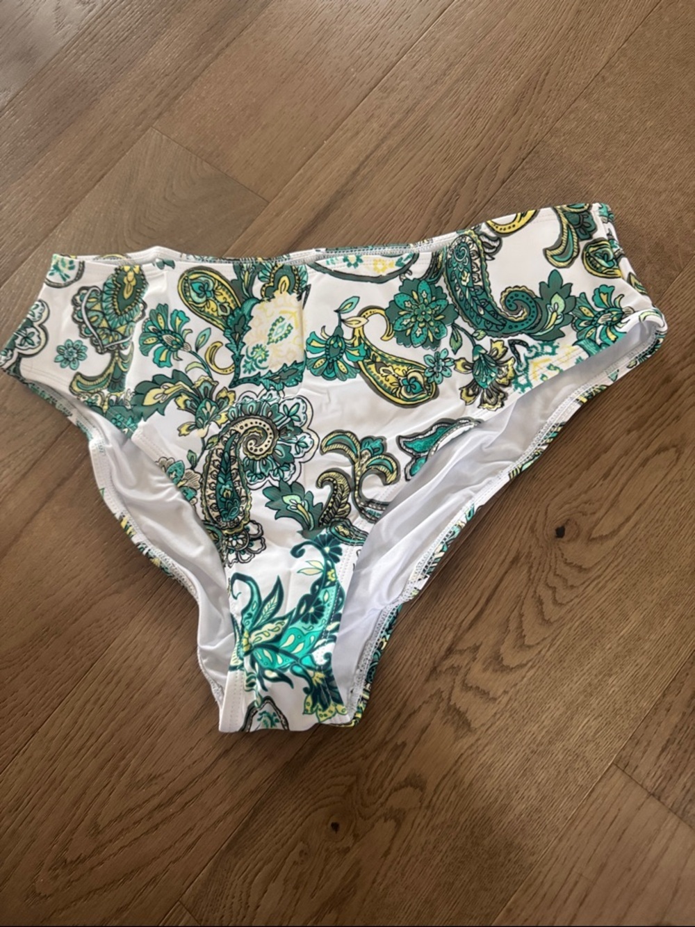 Cupshe • NWT Green Paisley Women's Bikini Bottom - Picture 4 of 4